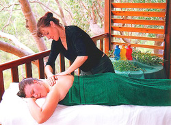 Pampering massage by qualified masseur